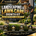 Landscaping & Lawn Care Growth Kit | 30-Day Marketing System + Editable Templates