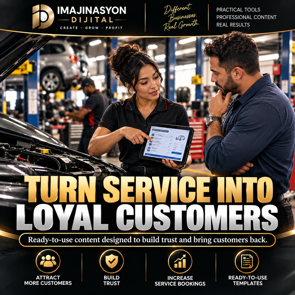 Auto Repair Shop Customer Growth Kit | Marketing, Follow-Up & Retention System
