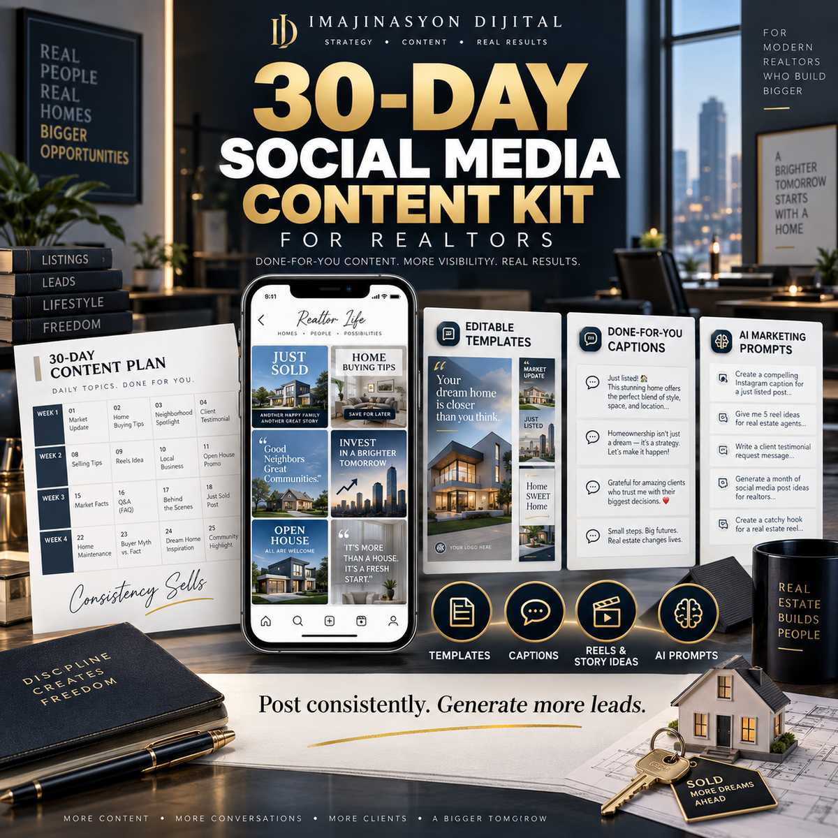 Realtor Premium Social Media Content Kit