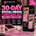 Lash Tech Premium Social Media Content Kit