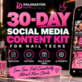 Nail Tech Premium Social Media Content Kit