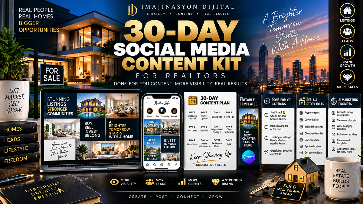 Realtor Premium Social Media Content Kit